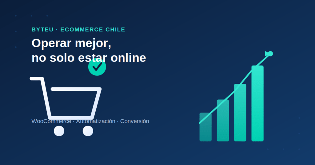 eCommerce Chile: operar mejor que solo estar online, WooCommerce y automatización